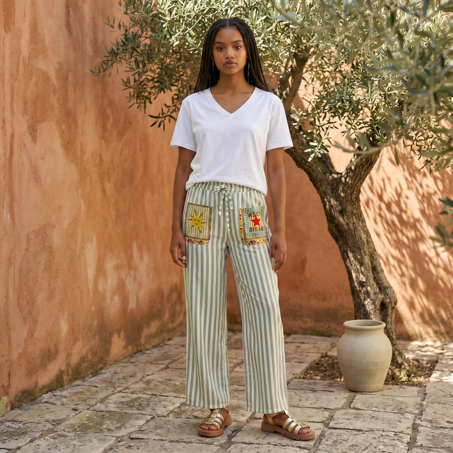 Bisou⏐Pantalon Rayé
