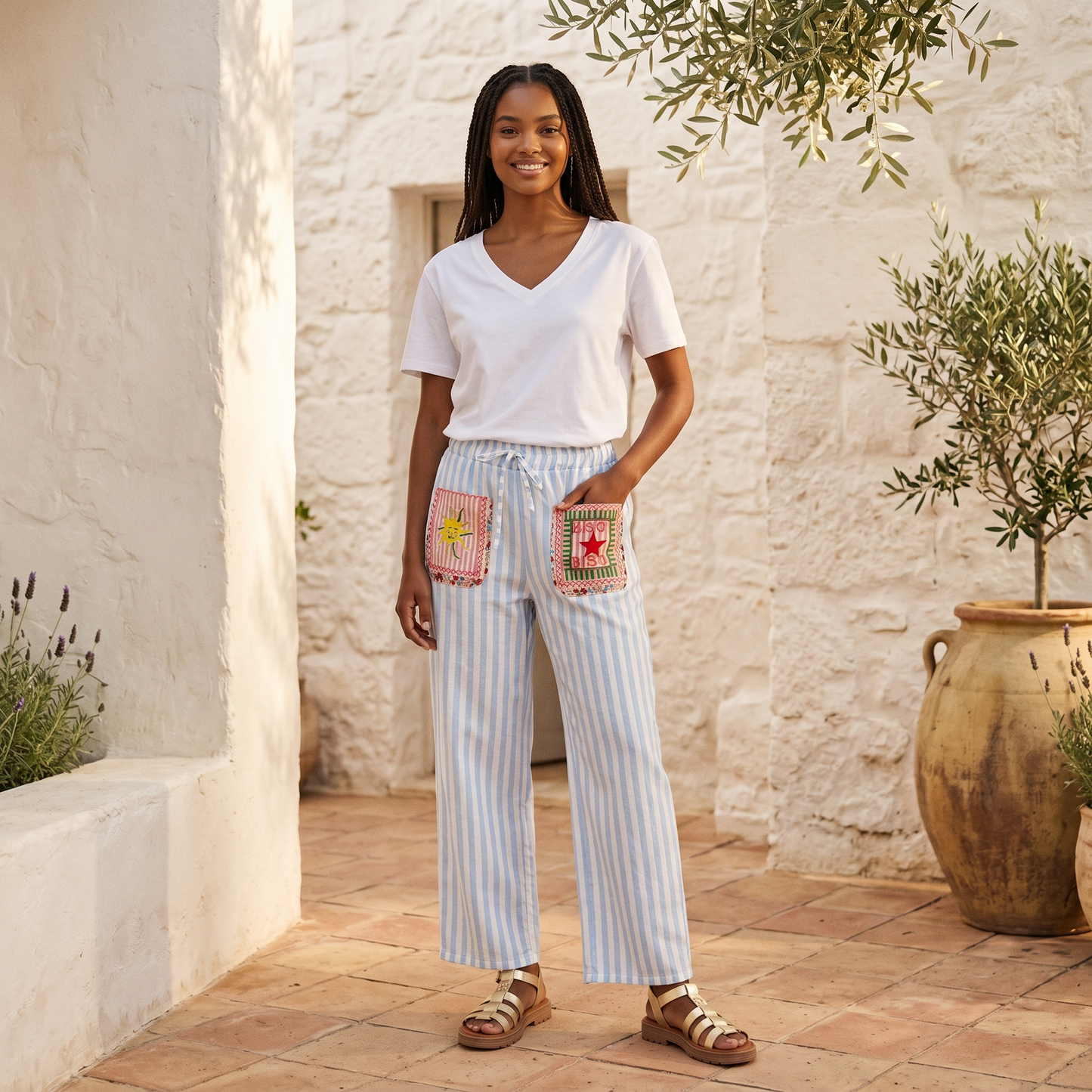 Bisou⏐Pantalon Rayé