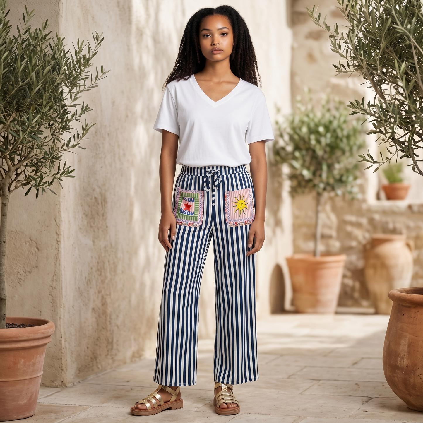 Bisou⏐Pantalon Rayé